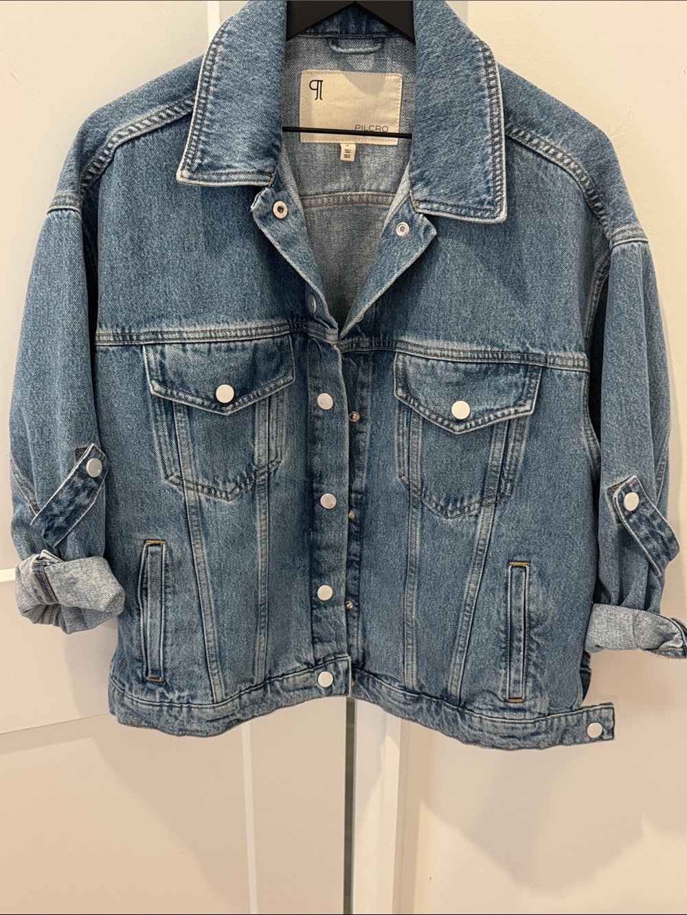 Anthropologie Pilcro denim Jacket Small Petite EUC $178